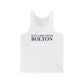 Just a kid from Bolton Unisex Jersey Tank Top