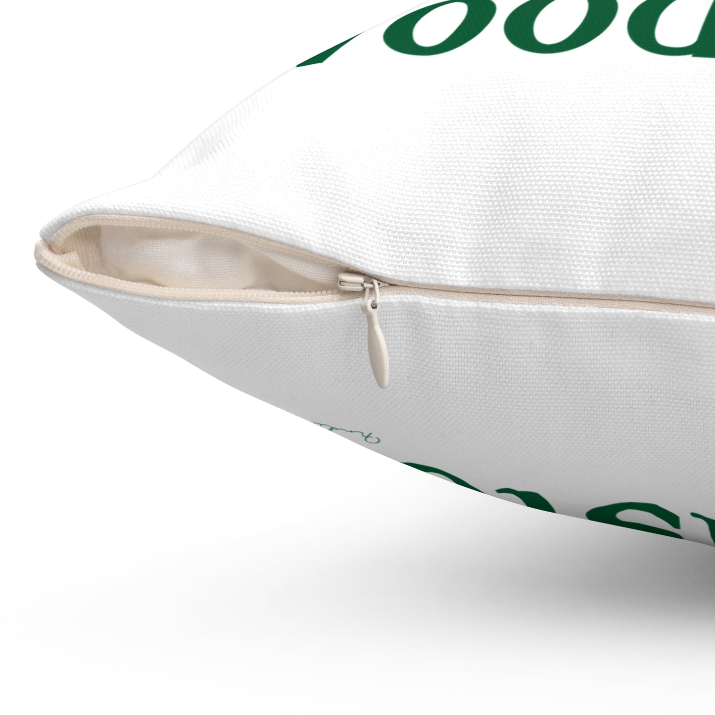I Clover Woodstock Spun Polyester Square Pillow