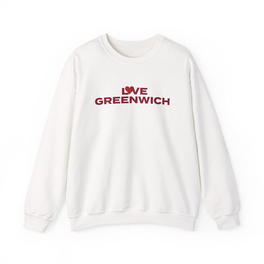 Love Greenwich Unisex Heavy Blend™ Crewneck Sweatshirt