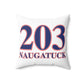 203 Naugatuck Red White & Blue Spun Polyester Square Pillow
