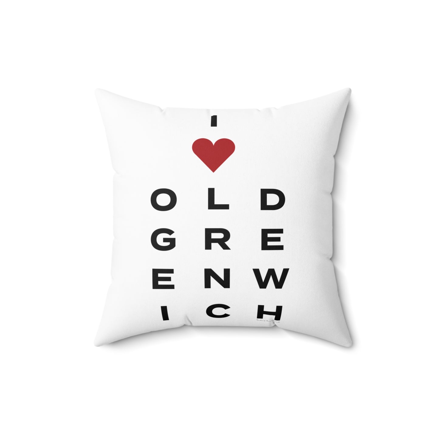 Old Greenwich Vision Spun Polyester Square Pillow