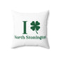 I Clover North Stonington Spun Polyester Square Pillow