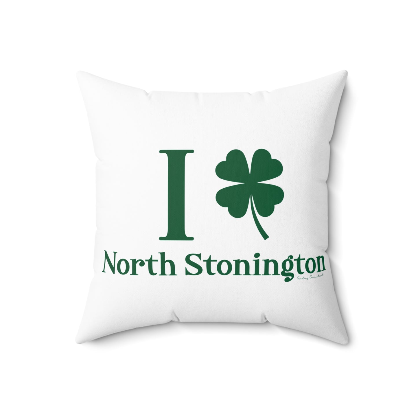 I Clover North Stonington Spun Polyester Square Pillow