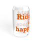 Ridgefield Is My Happy Place Sipper Glass, 16oz