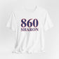 860 Sharon Red White & Blue Unisex Jersey Short Sleeve T-Shirt