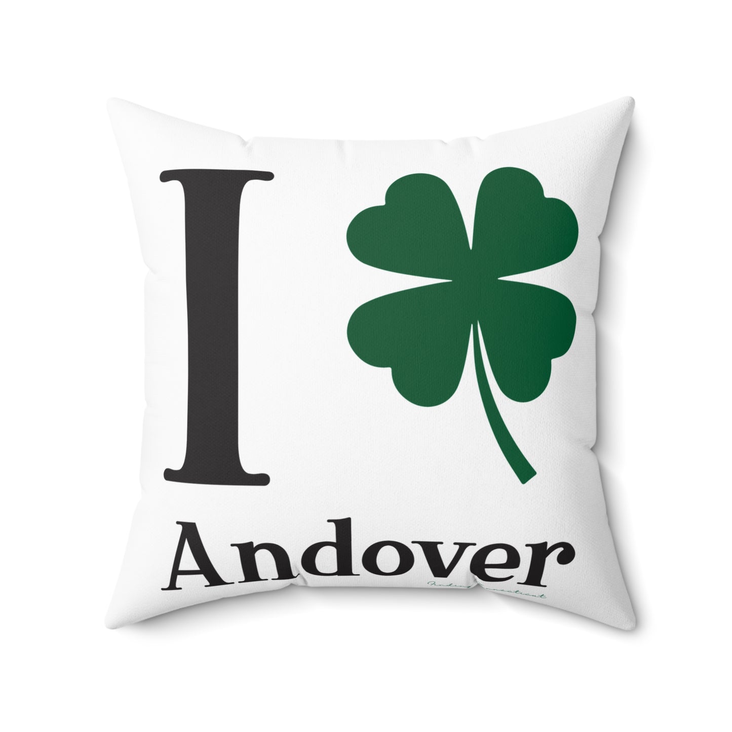 I Clover Andover Spun Polyester Square Pillow