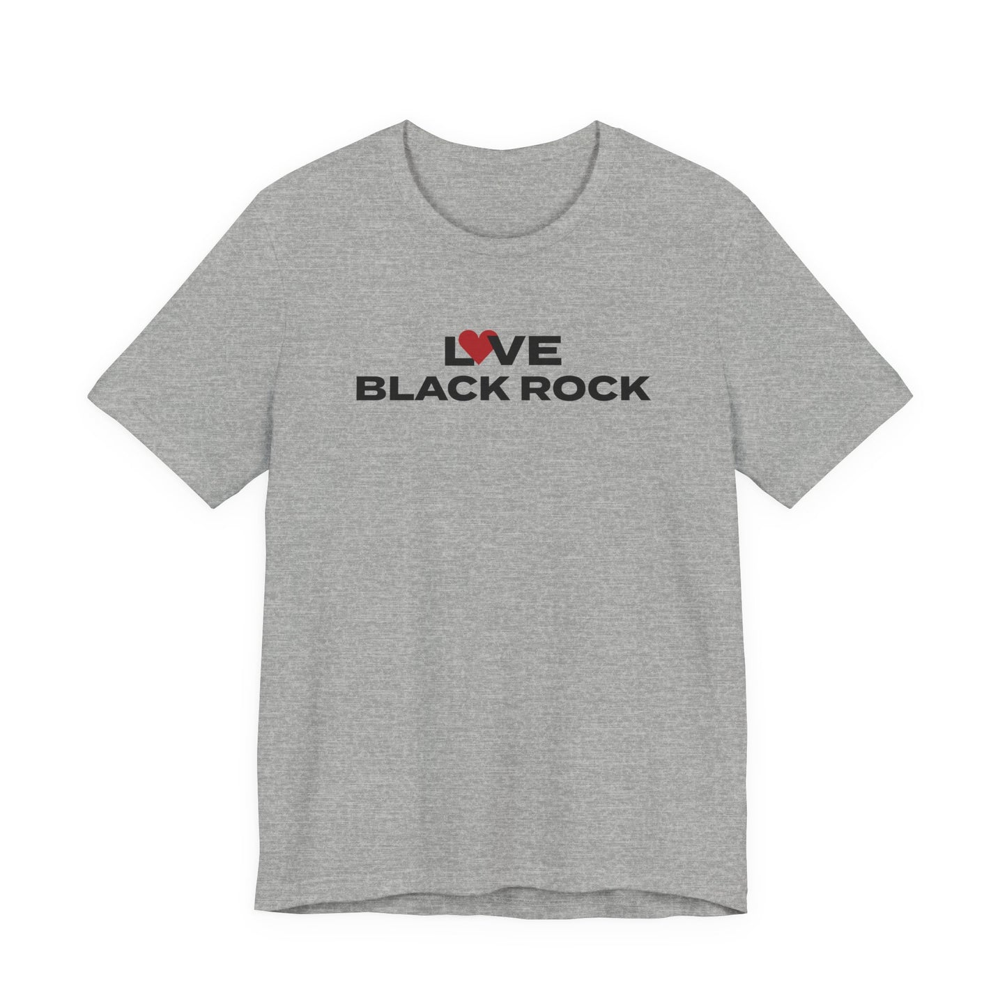 Love Black Rock Unisex Jersey Short Sleeve T-Shirt