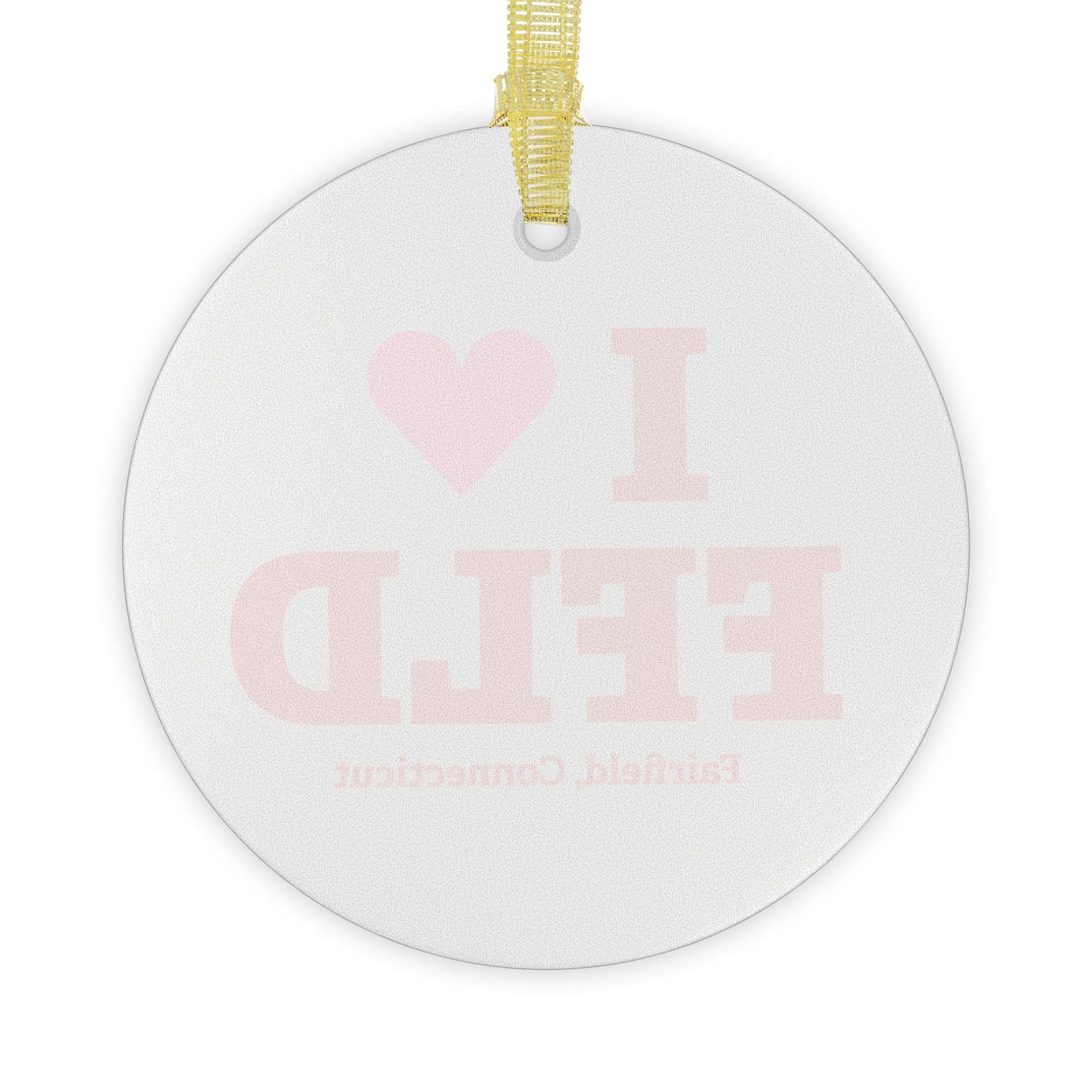 I Heart FFLD Glass Ornaments
