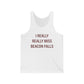 I Really Really Miss Beacon Falls Unisex Jersey Tank Top