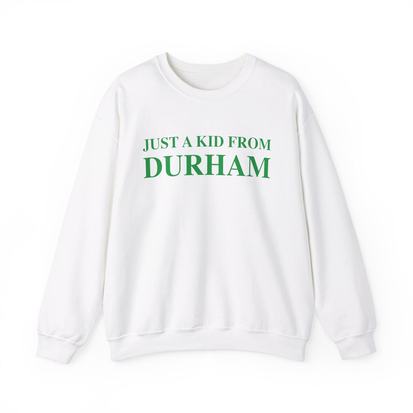 Just a kid from Durham Unisex Heavy Blend™ Crewneck Sweatshirt