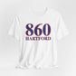 860 Hartford Red White & Blue Unisex Jersey Short Sleeve T-Shirt