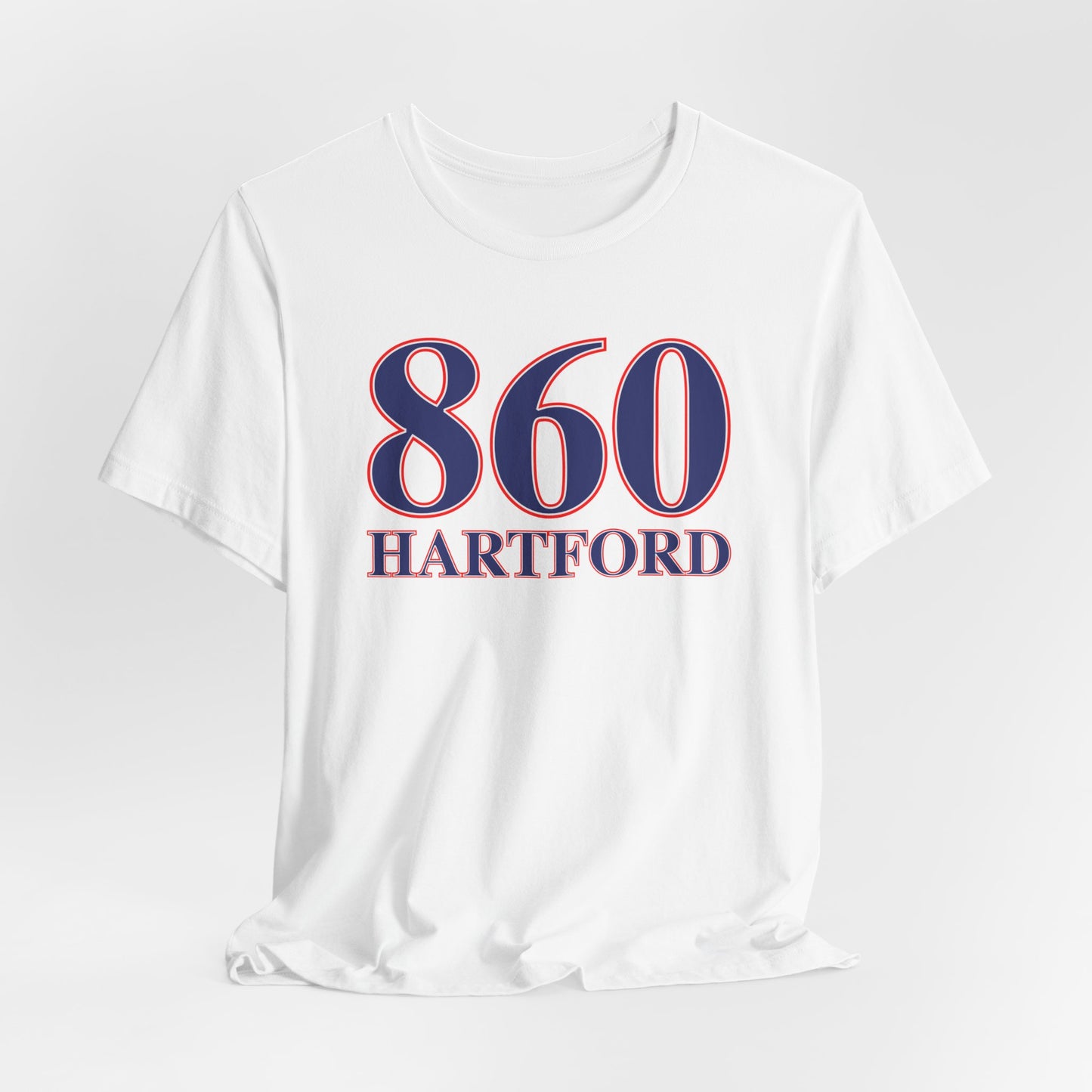860 Hartford Red White & Blue Unisex Jersey Short Sleeve T-Shirt