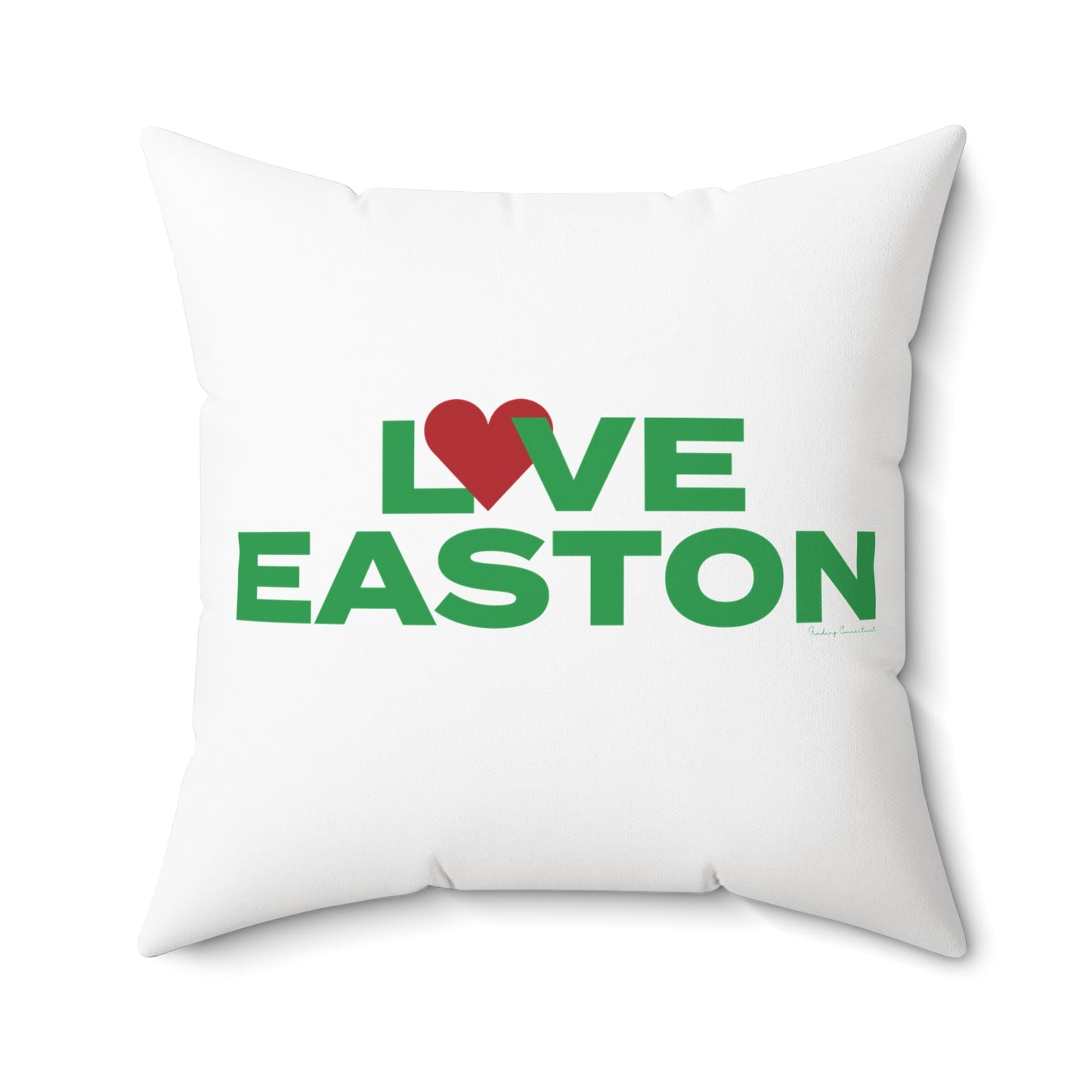 Love Easton Spun Polyester Square Pillow