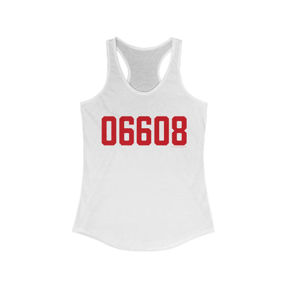 06608 Bridgeport Connecticut Zip Code Women's Ideal Racerback Tank Top