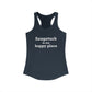 Saugatuck Is My Happy Place Women's Ideal Racerback Tank Top