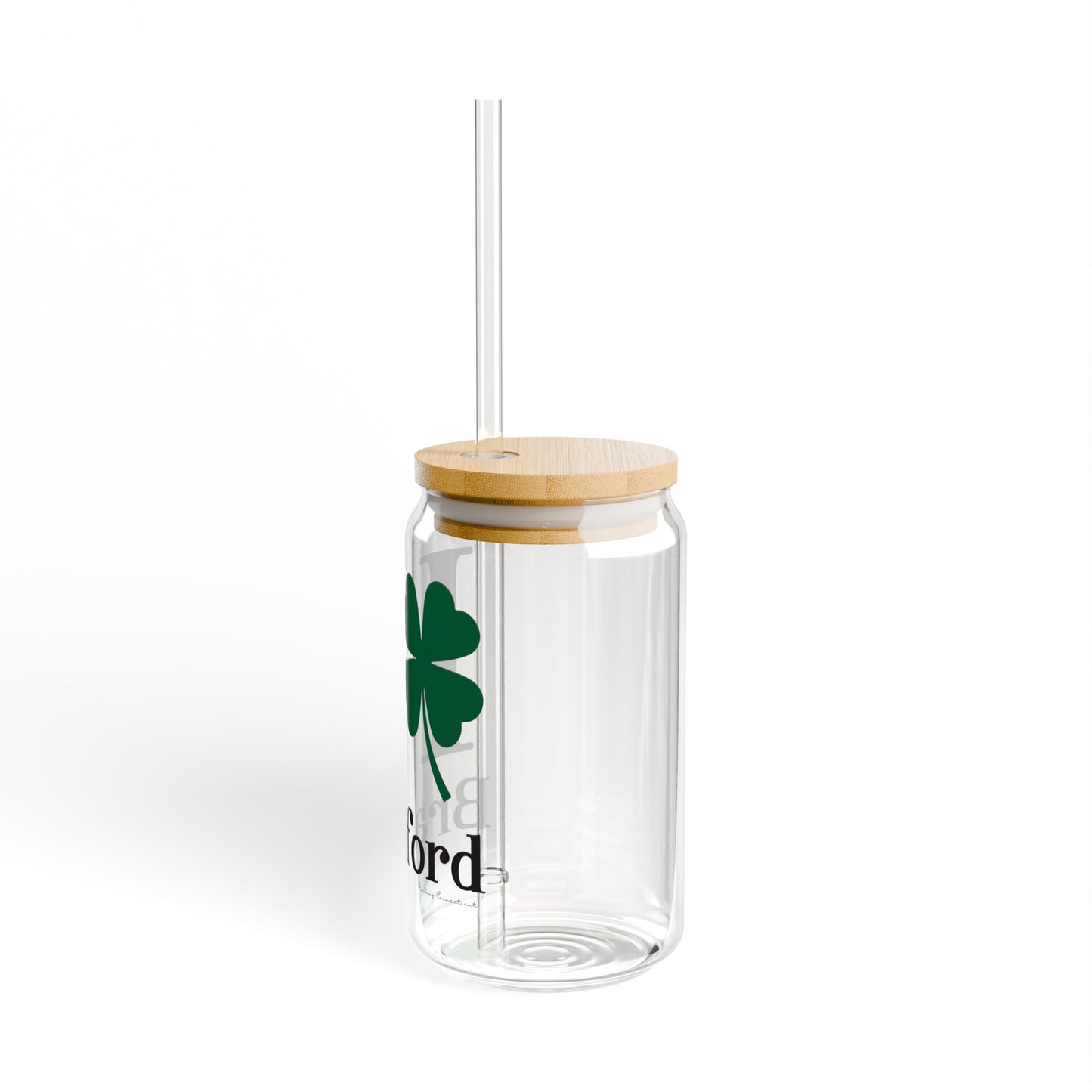 I Clover Branford Sipper Glass, 16oz