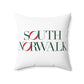 41 Tilt South Norwalk Spun Polyester Square Pillow