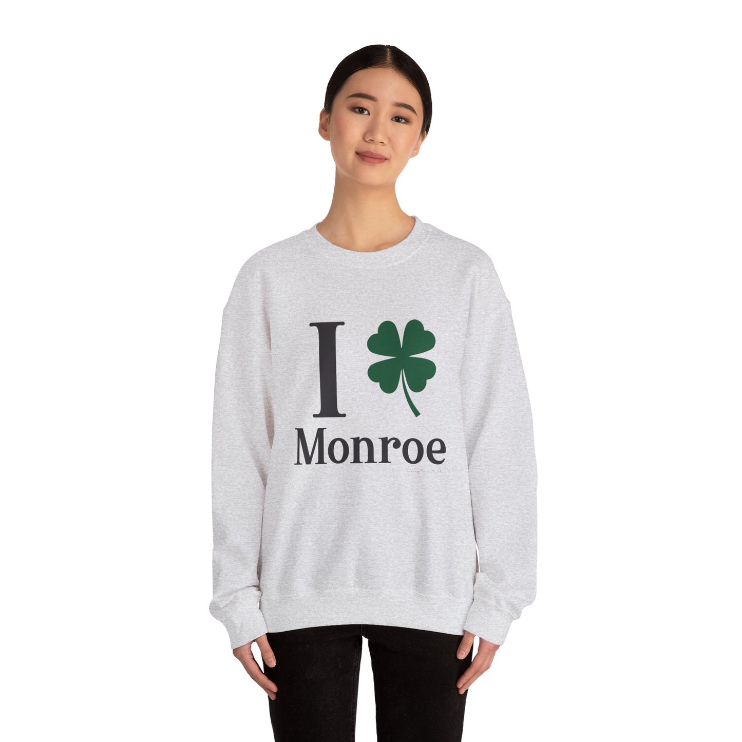 I Clover Monroe Unisex Heavy Blend™ Crewneck Sweatshirt