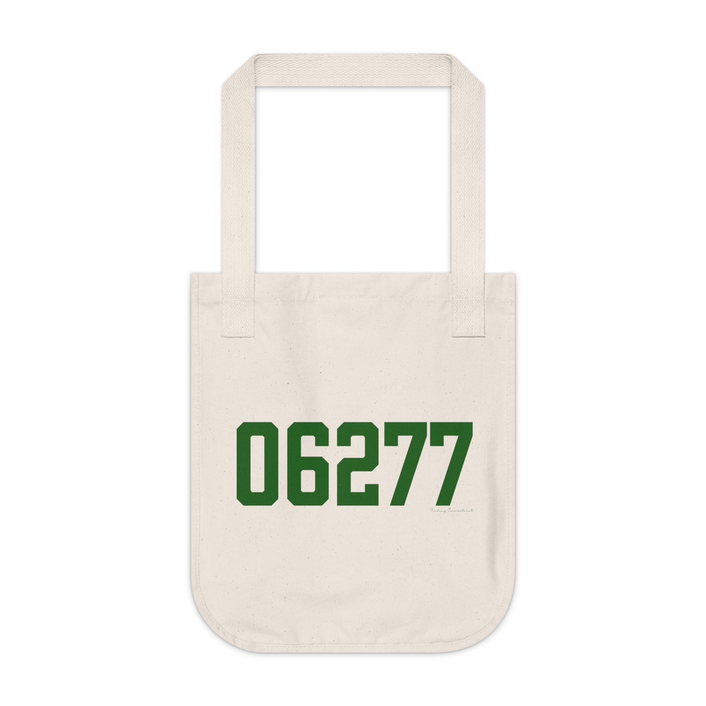 06277 Thompson Connecticut Zip Code Organic Canvas Tote Bag