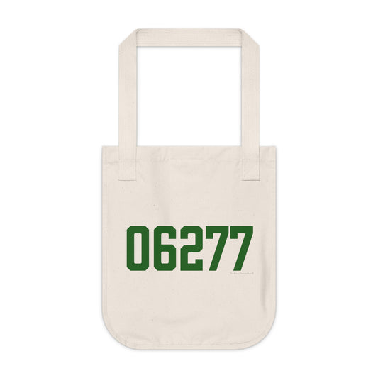 06277 Thompson Connecticut Zip Code Organic Canvas Tote Bag