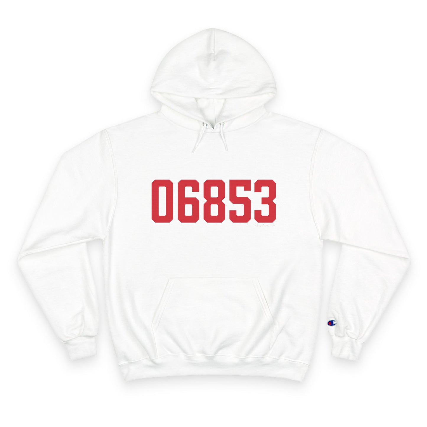 06853 Norwalk Connecticut Zip Code Champion Hoodie Sweatshirt