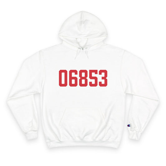 06853 Norwalk Connecticut Zip Code Champion Hoodie Sweatshirt