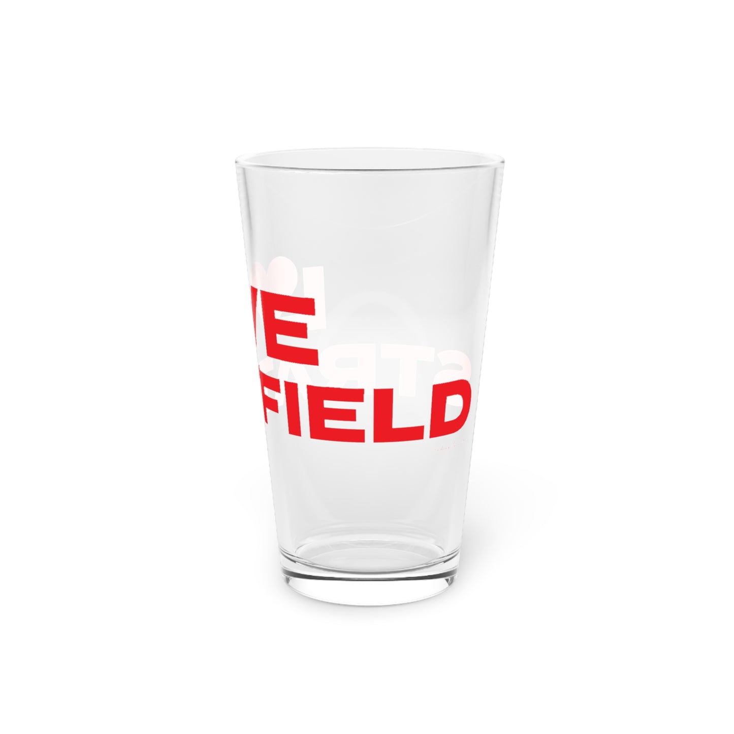Love Stratfield Pint Glass, 16oz