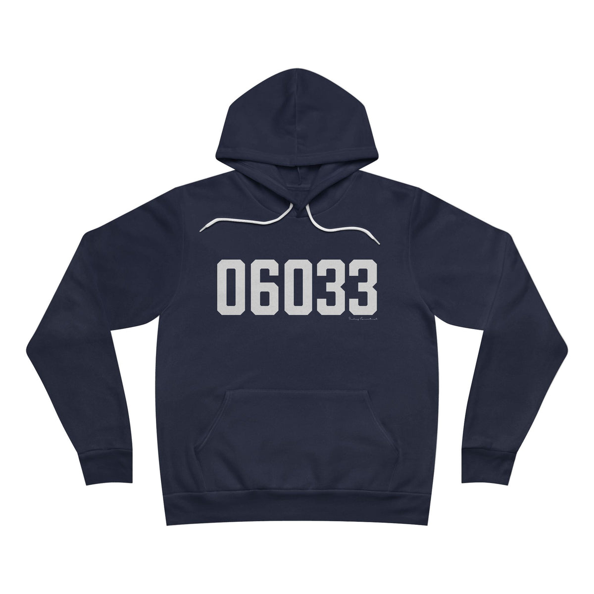 06033 Glastonbury CT Zip Code Sponge Fleece Pullover Hoodie