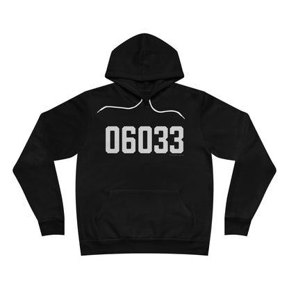 06033 Glastonbury CT Zip Code Sponge Fleece Pullover Hoodie