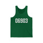 06903 Stamford CT Zip Code Unisex Jersey Tank Top