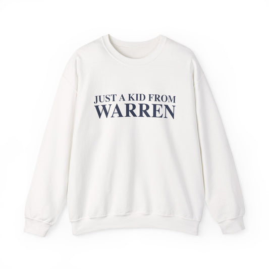 Just a kid from Warren Unisex Heavy Blend™ Crewneck Sweatshirt