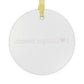 I Heart Compo Beach. Glass Ornaments