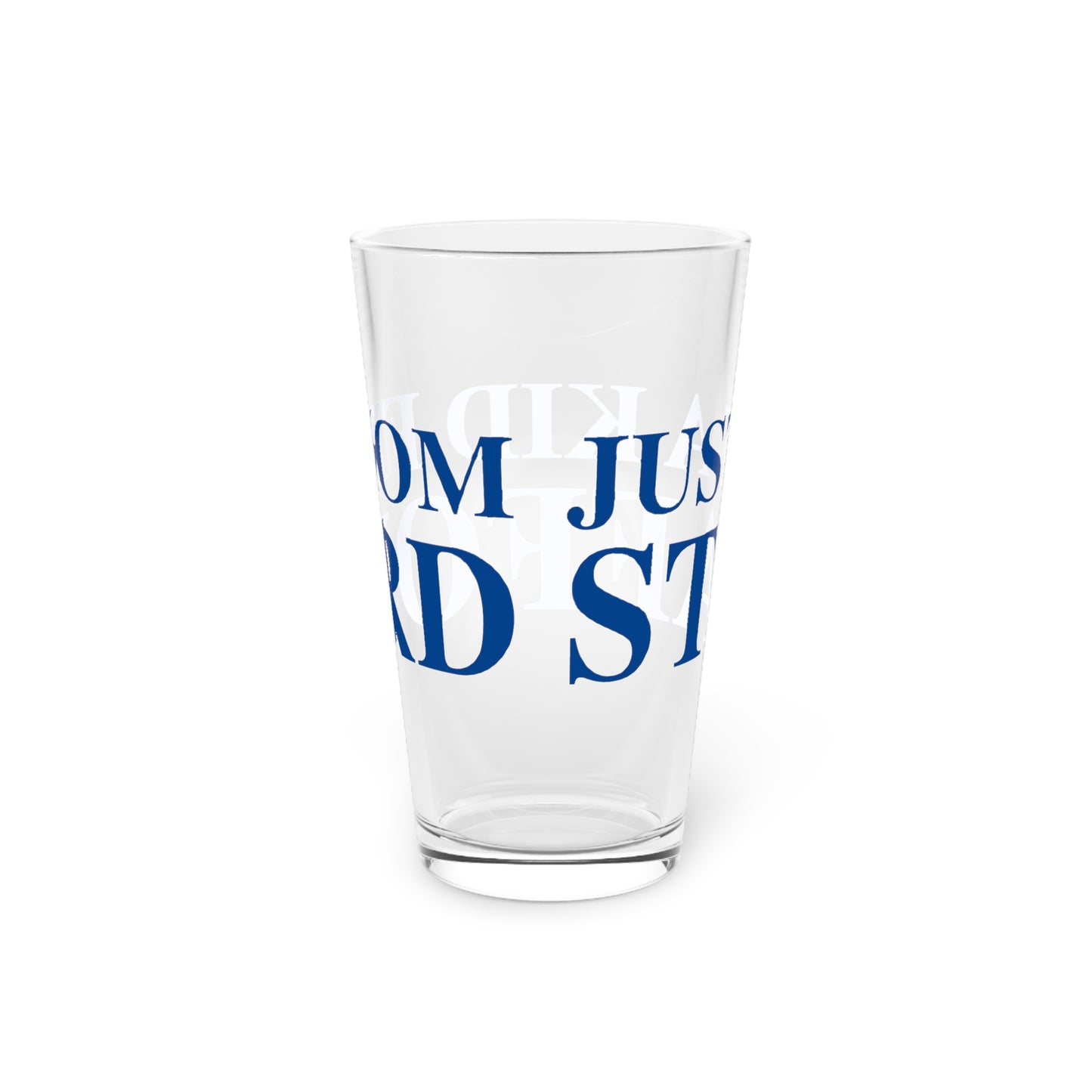 Just a kid from Stafford Pint Glass, 16oz