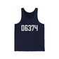 06374 Plainfield CT Zip Code Unisex Jersey Tank Top