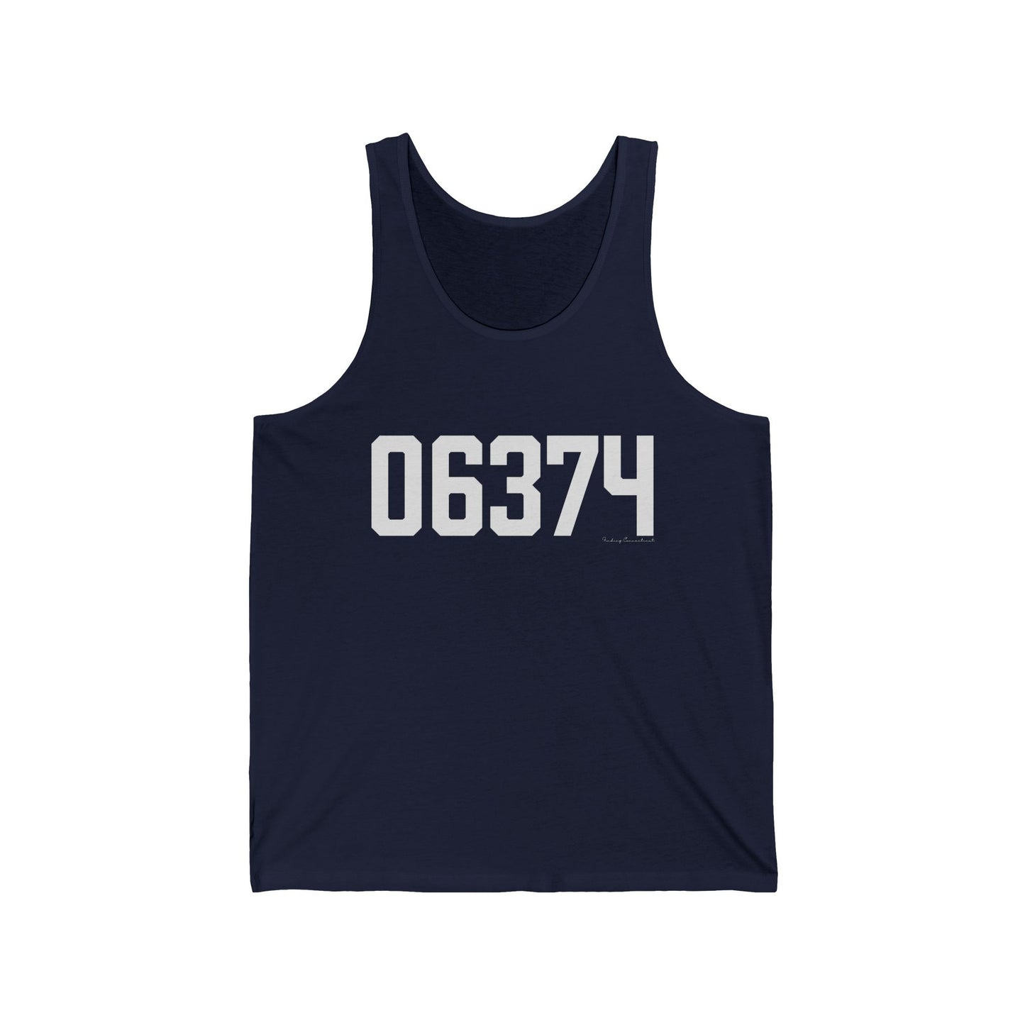 06374 Plainfield CT Zip Code Unisex Jersey Tank Top