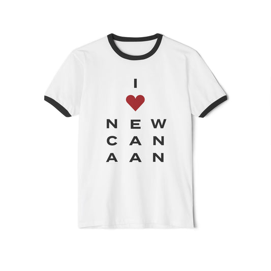New Canaan Vision Unisex Cotton Ringer T-Shirt