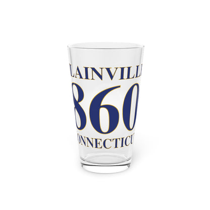 Plainville 860 Connecticut Pint Glass, 16oz