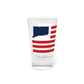 Westbrook Connecticut Flag Pint Glass, 16oz