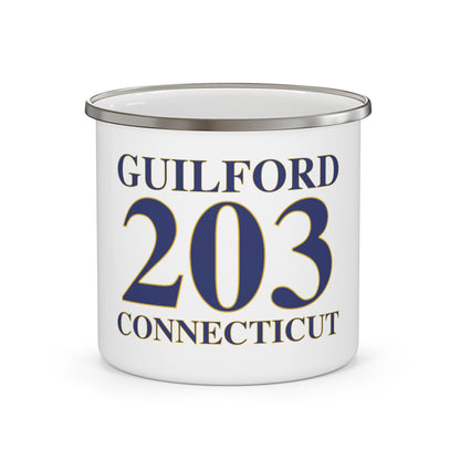 Guilford 203 Connecticut Enamel Camping Mug
