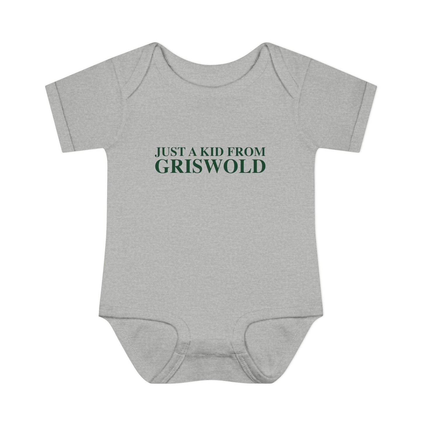 Just a kid from Griswold Infant Baby Rib Bodysuit