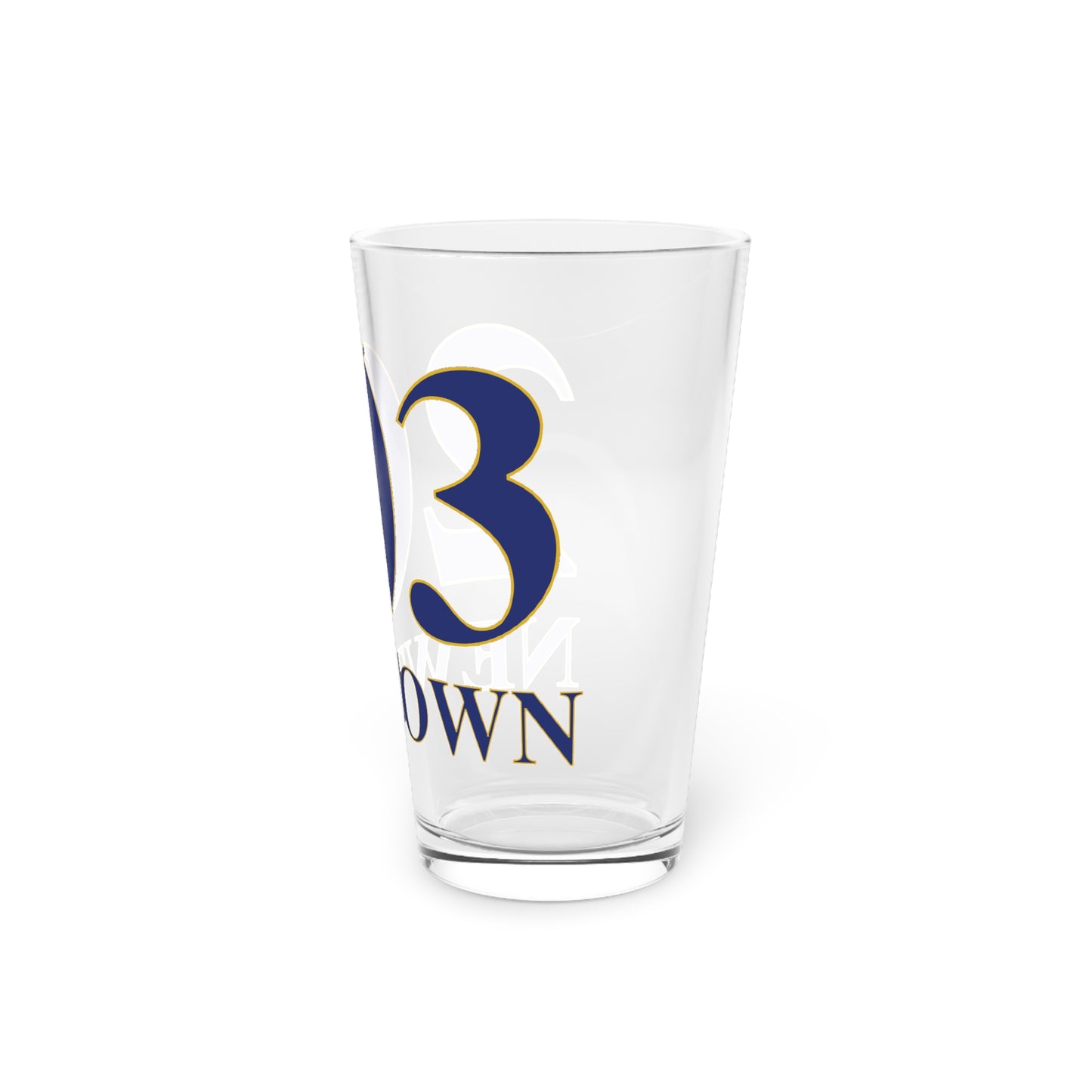 203 Newtown Pint Glass, 16oz