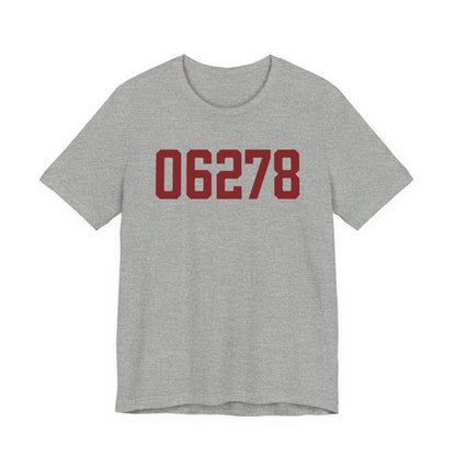 06278 Ashford Connecticut Zip Code Unisex Jersey Short Sleeve T-Shirt
