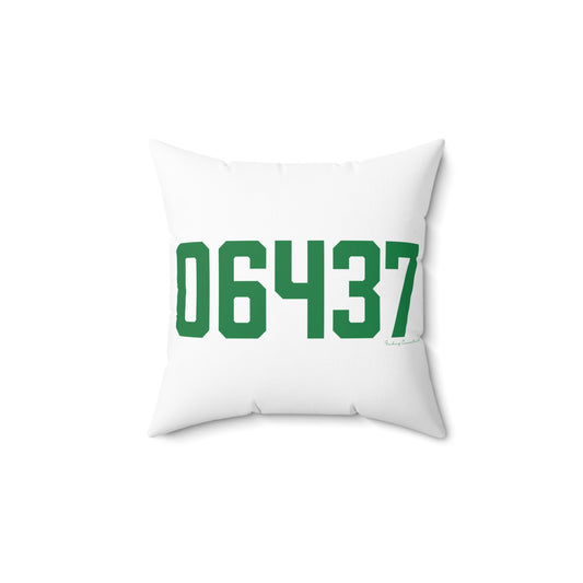 06437 Guilford Connecticut Zip Code Polyester Square Pillow