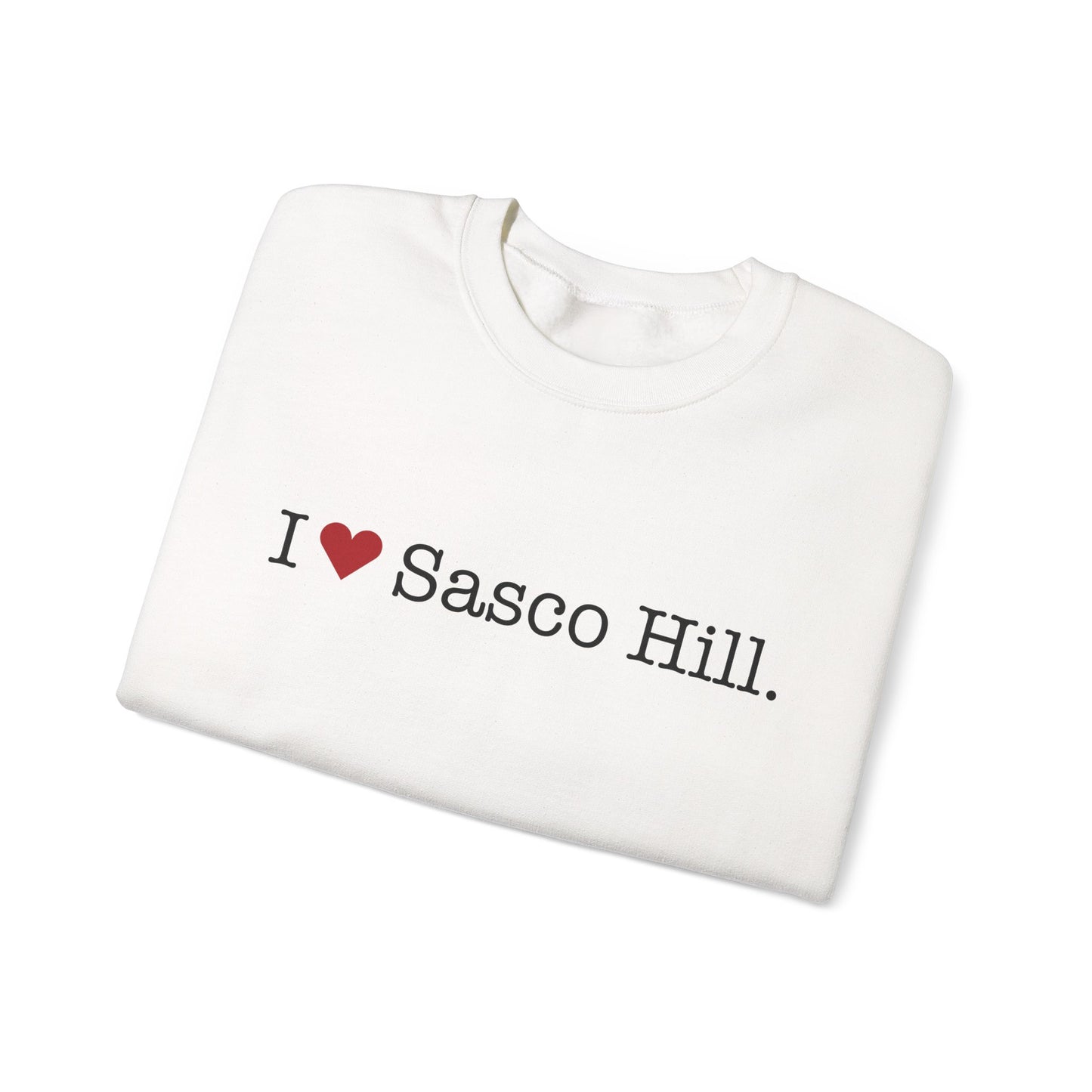 I Heart Sasco Hill. Unisex Heavy Blend™ Crewneck Sweatshirt