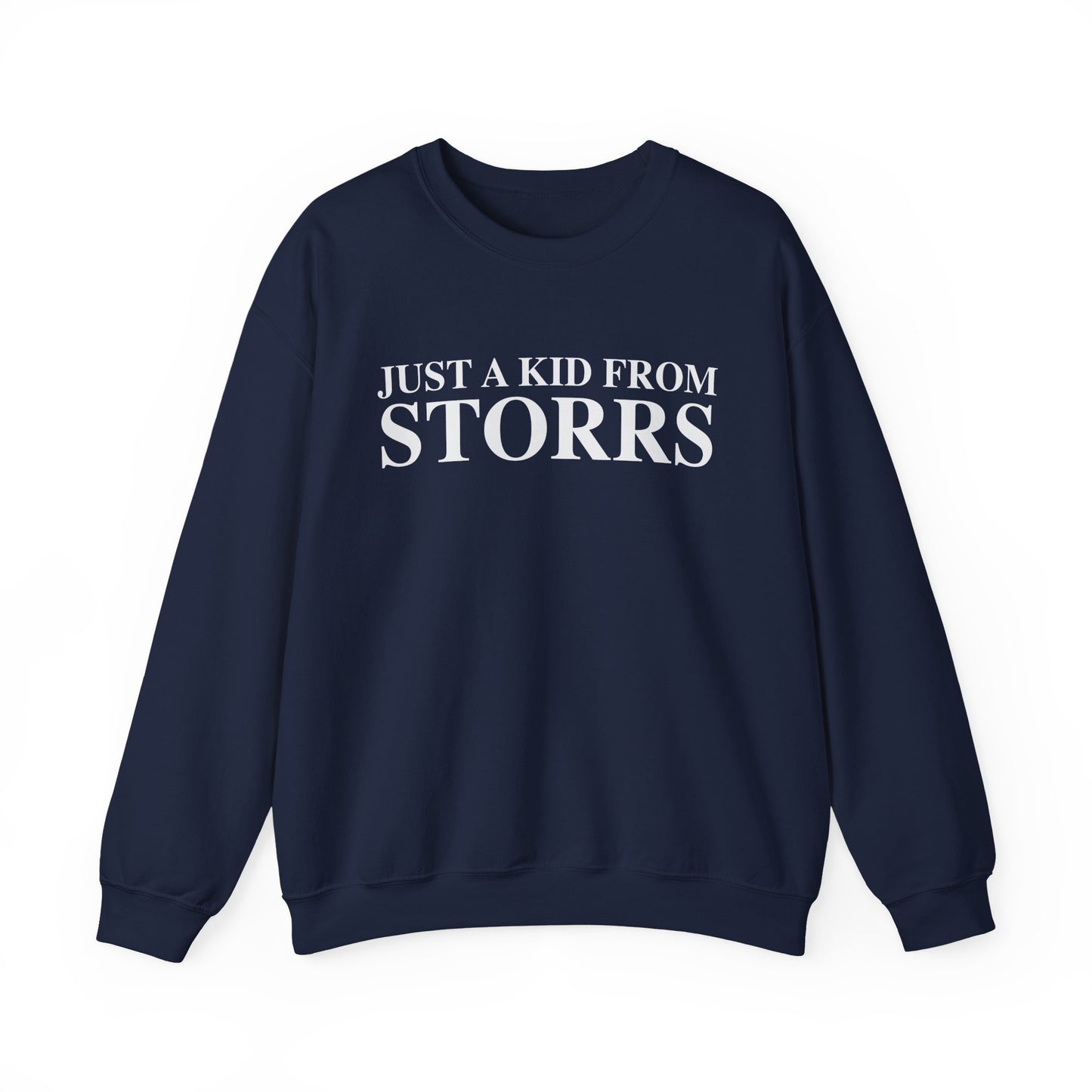 Just a kid from Storrs Unisex Heavy Blend™ Crewneck Sweatshirt
