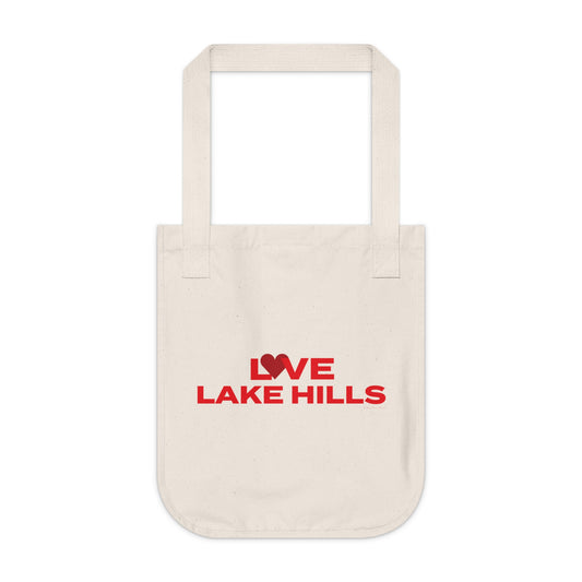 Love Lake Hills Organic Canvas Tote Bag