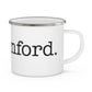 I Heart Stamford. Enamel Camping Mug
