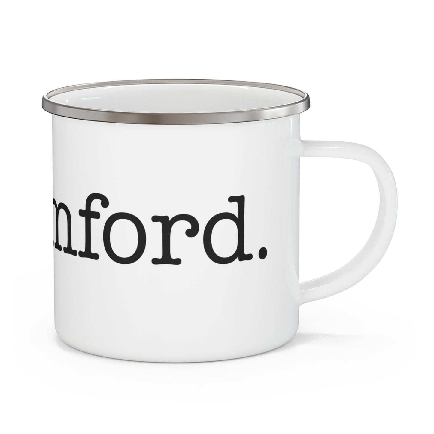 I Heart Stamford. Enamel Camping Mug
