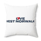 Love West Norwalk Spun Polyester Square Pillow