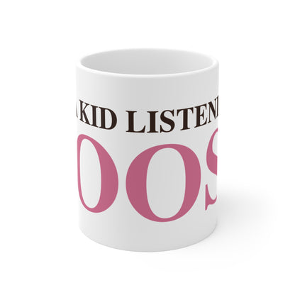 Just a kid Listening  to Goose - Pink & Espresso Mug 11oz